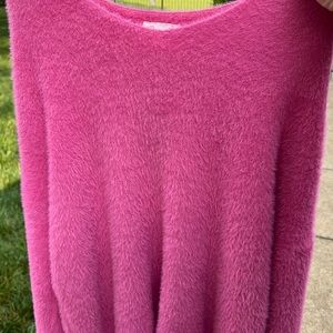 Pink Lily Bubblegum Pink Luxe Sweater